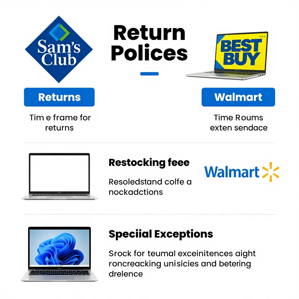 Return Policy Comparison Infographic