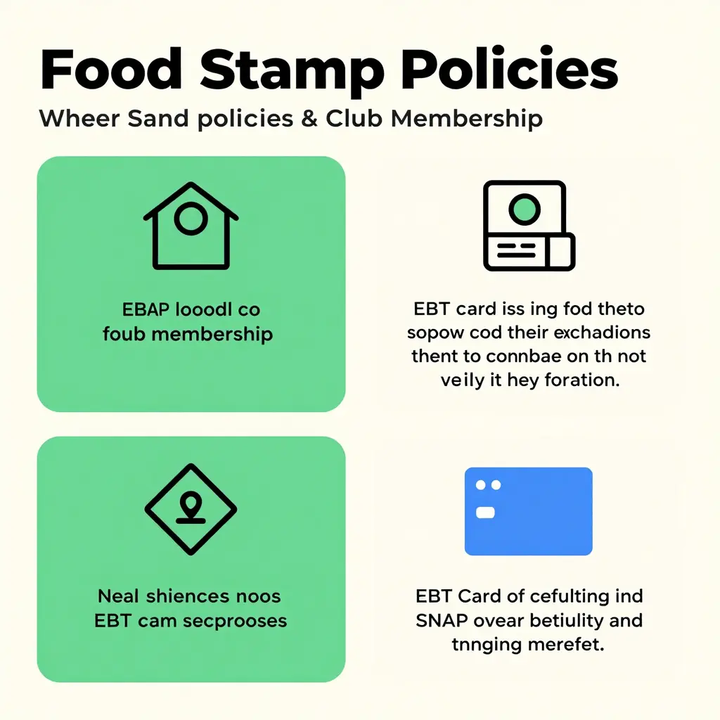 Food Stamp Policies and Club Memberships
