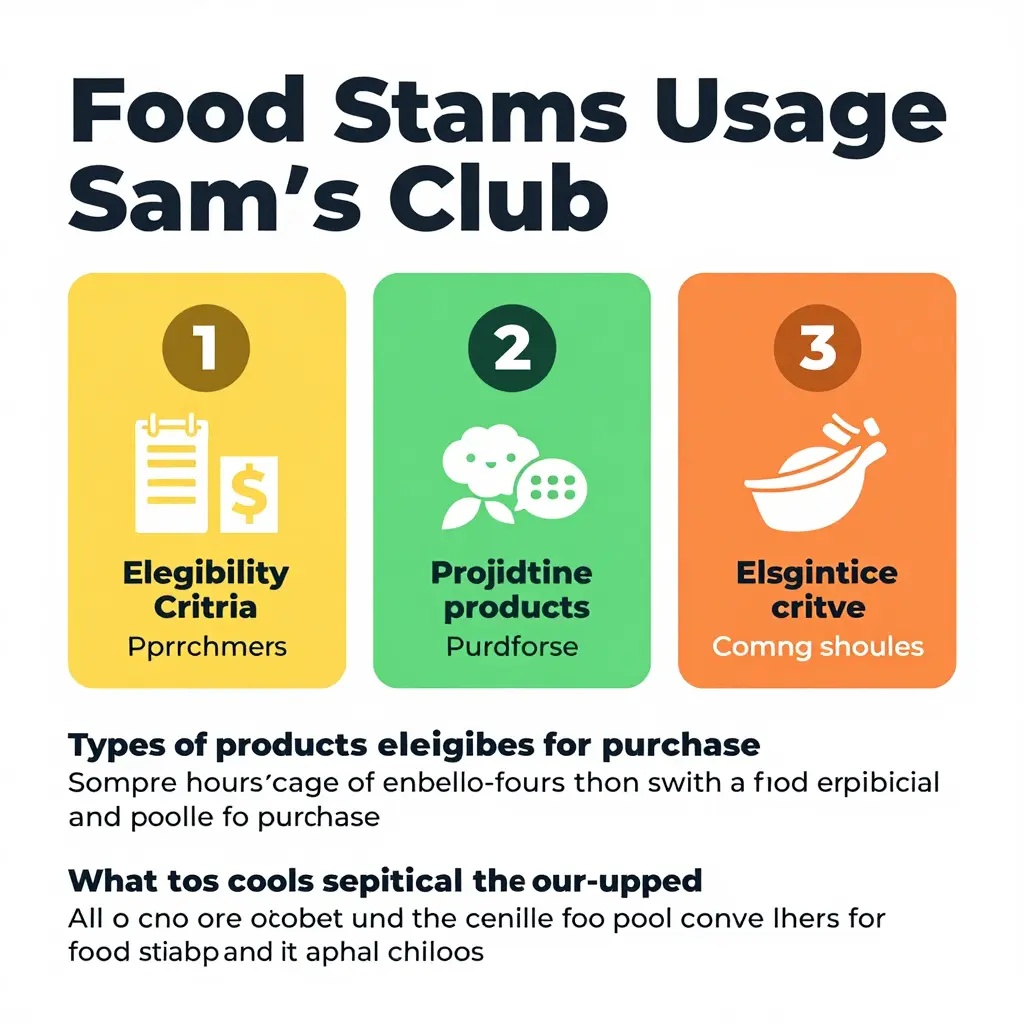 Key Points About Food Stamp Usage at Sam's Club
