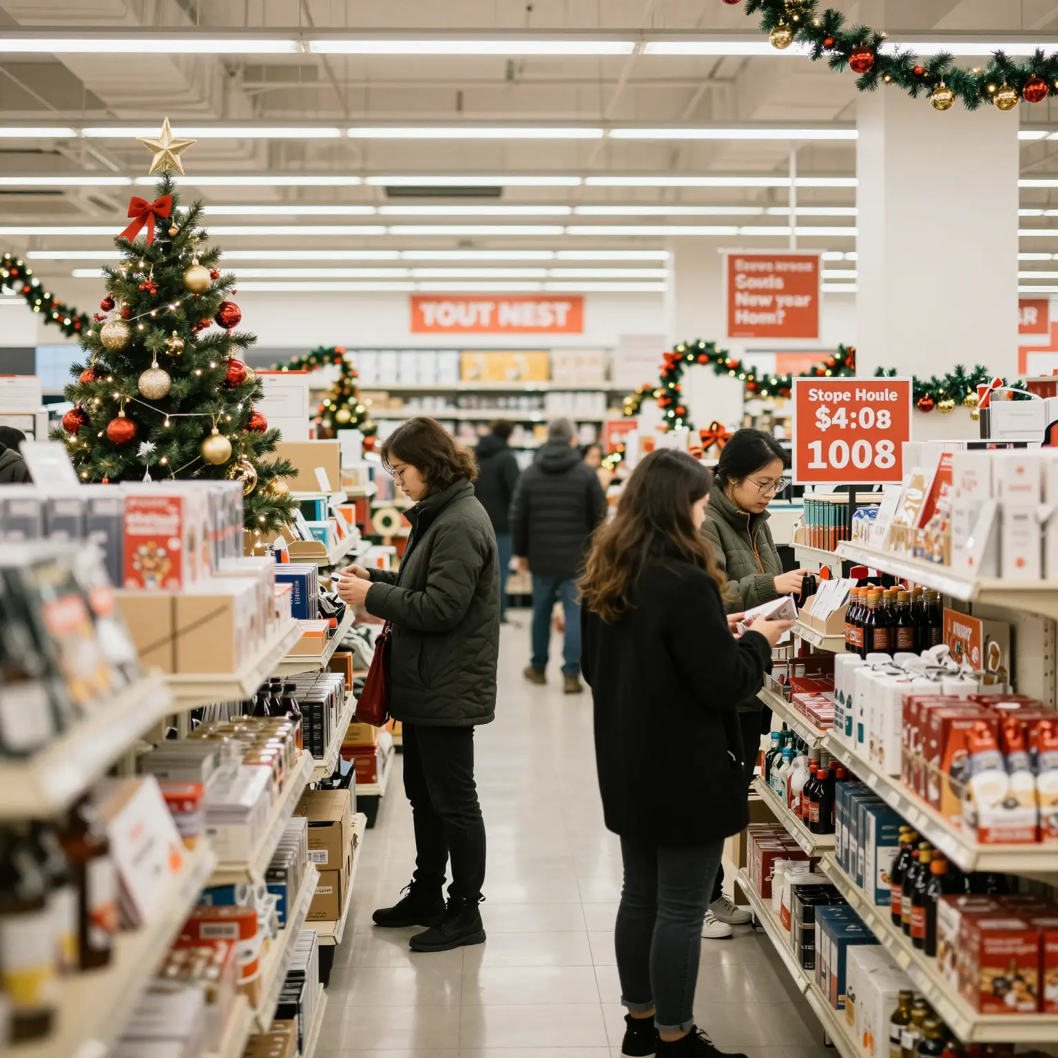 Preparing for New Year's Day Shopping