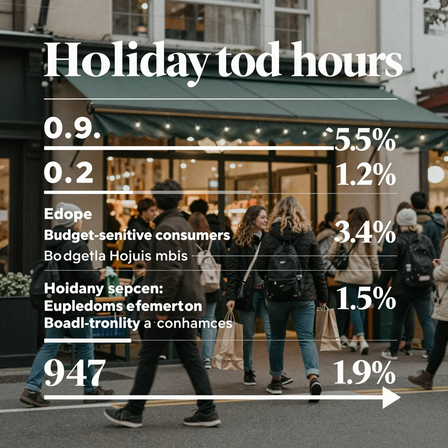 Holiday Store Hours Impact Infographic