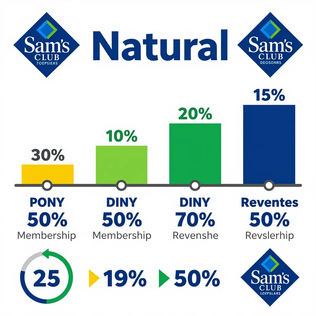 Infographic on Sam's Club Growth