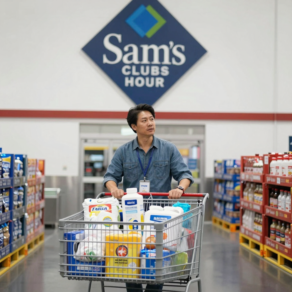 Business owner shopping at Sam's Club