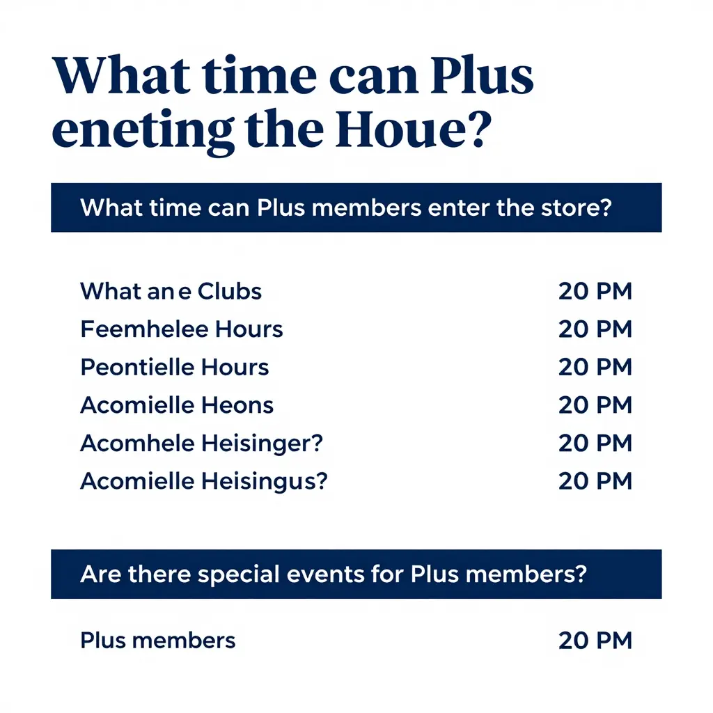 Sam's Club Plus Membership FAQs